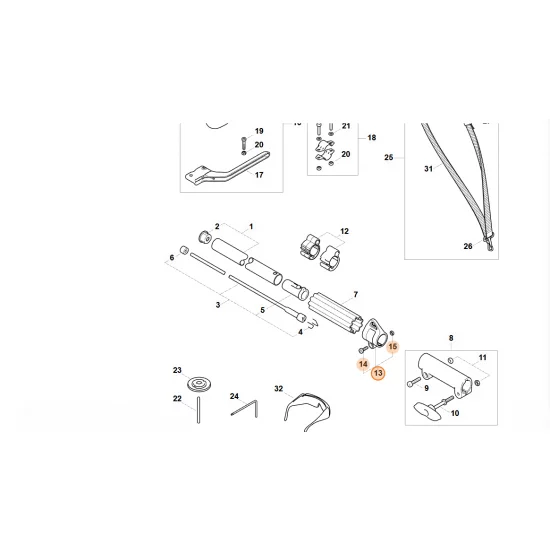 STIHL  Ucho nośne FA01 790 8800